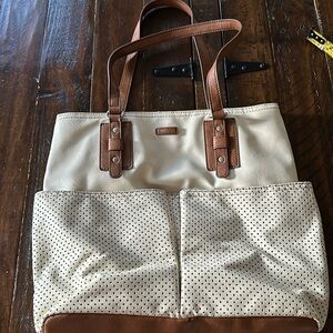 This is a woman’s large purse